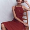 Women's Linen Casual Day Dress